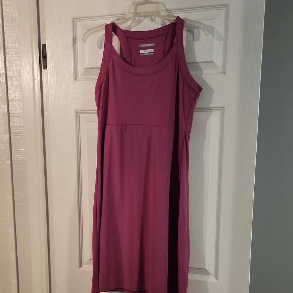 Columbia Sleeveless Purple Midi Dress
